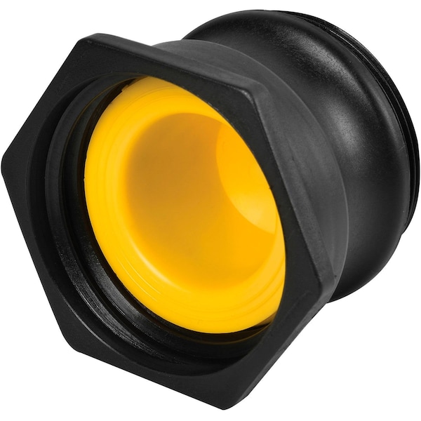 Global Industrial Polypropylene S60x6 Female Buttress x 2 Part A Camlock 'Stubby' Adapter B700350 - main